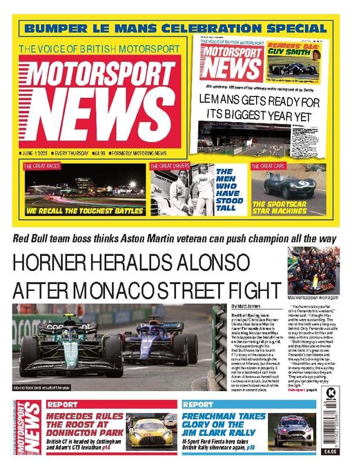 Title details for Motorsport News by Kelsey Publishing Ltd - Available